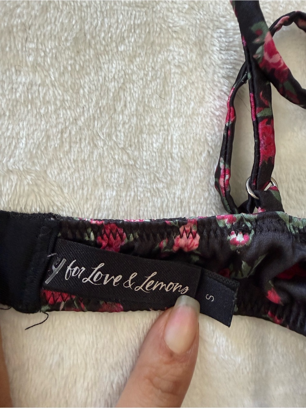 For Love & Lemons x Victoria’s Secret Floral Bustier Corset Top Size Small - Picture 7 of 8